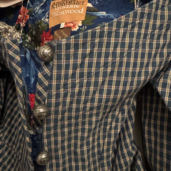 Vivienne Westwood Plaid Corset Blouse - Picture 6 of 12